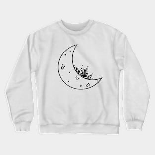 Boho Moon Art T-Shirt Crewneck Sweatshirt